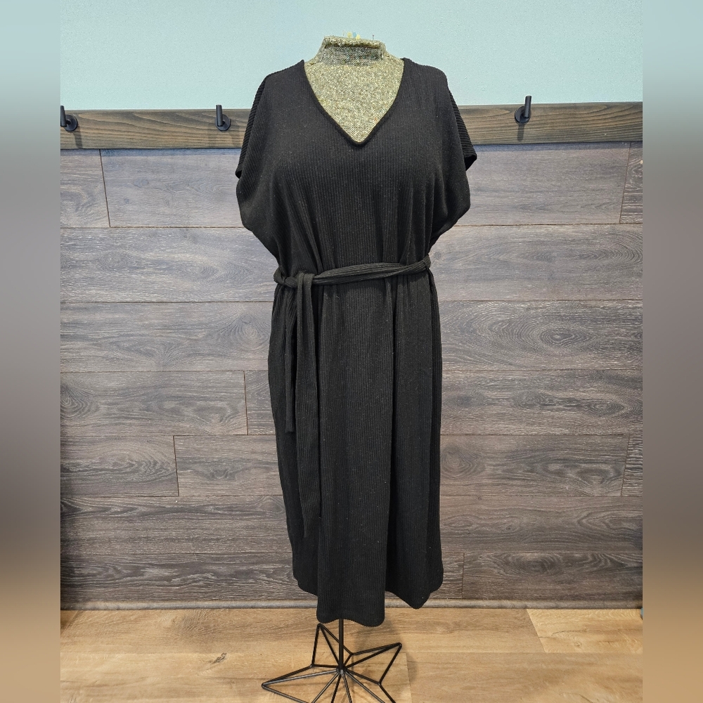 Dolman sleeve ribbed maxi dress size XL